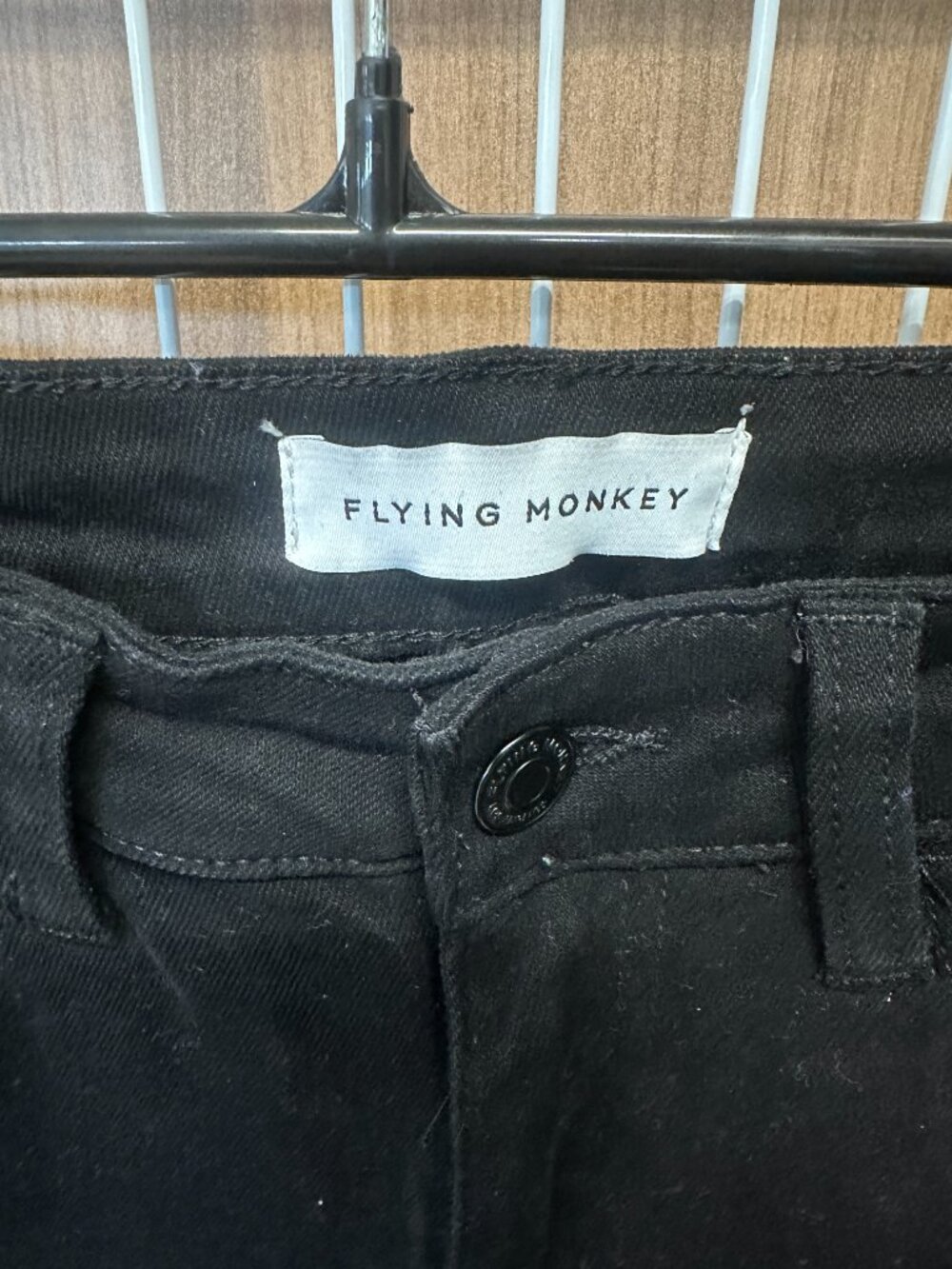 Flying Monkey Cropped Black Jeans - Picture 2 of 3